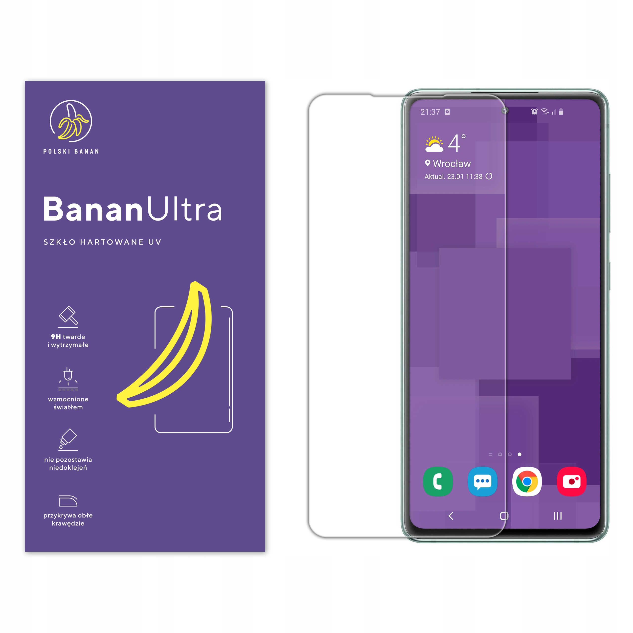 Tvrdené sklo Polish Banana pre Samsung Galaxy S20 FE / SM-G781 1 ks.